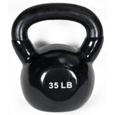 35 lbs Premium Vinyl Kettlebell