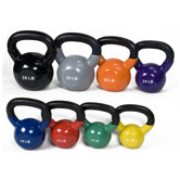 8-35 lbs Premium Vinyl Kettlebell Set
