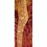 New Wave Burgundy Rug