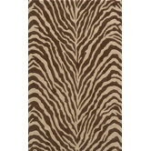 Deco Zebra Brown Rug