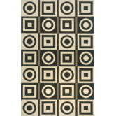 Elements Black/White Rug