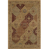 Belmont Checked Burgundy Rug