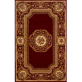 Harmony Burgundy Floral Rug