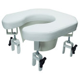 Multi-position Open Padded Raised Toilet