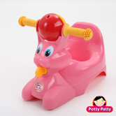 The Potty Patty Riding Potty Chair in Pink