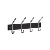 Beslagsboden 4.72" Quadruple Coat and Hat Rack