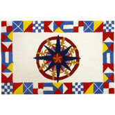 Nautical Compass Rug