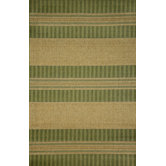 Tropez Green Stripe Rug