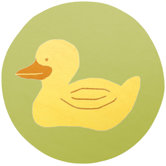 Playground Pale Green/Yellow Kids Rug