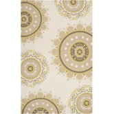 Flor Antique White/Feather Gray Rug