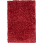 Trolley Line Hot Pepper Rug