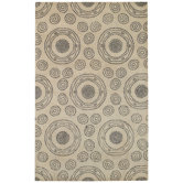 Spindles Navy Rug