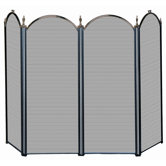 4 Panel Fireplace Screen