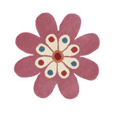 Fantasia Flower Light Pink Kids Rug