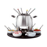 23-tlg. Fondue Set mit Drehteller