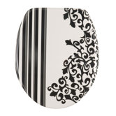 WC-Sitz "Ornamento Nero"