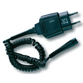 Spiralnetzkabel f&uuml;r Braun Elektrorasierer