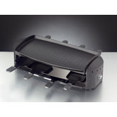 17-tlg. Gourmet Raclette-Grill "Ottimo" in Schwarz