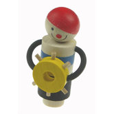 Figur "Happy Pirat" in Bunt