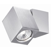 1-fl. Wandleuchte schwenkbar "Cub" in Aluminium