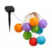 LED Solarleuchte "Lampion" in Bunt