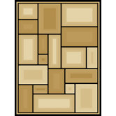 Dimensions Pavilion Gold Rug