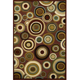 Fusion Hypnotic Red Rug
