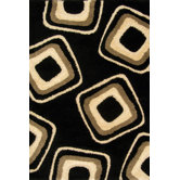 Miracle Black and Beige Nucleus Rug