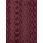 Tufted Scroll Burgundy Wave Rug