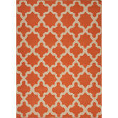 Maroc Merlot Red Geometric Rug