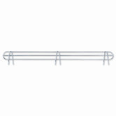 Industrial Wire Shelf Back Support, 48", Silver, Two per Pack