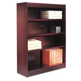 Four-shelf Square Corner Bookcase