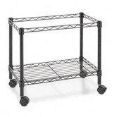 Single-Tier 21" H x 24" W Rolling File Cart