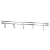24" Hook Bars for Wire Shelving in Silver