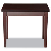 Verona Series 20w x 24d x 20h Tables in Mahogany