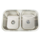 Manhattan Double Bowl Undermount Kitchen Sink