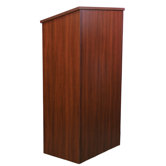 One-Piece Full-Height Stand-Up Lectern without Sound