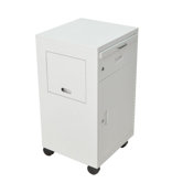Multimedia Cart with Locking Cabinet