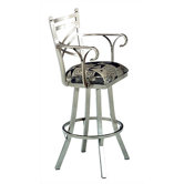 New Rochelle 30" Stool w/ Arms