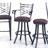 New Rochelle 34" Stool w/ Arms