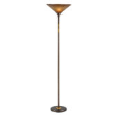 Soho Torchiere Floor Lamp in Rust