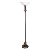 Torchiere Floor Lamp in Bronze Gold