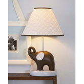 Blue Elephant Table Lamp
