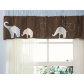 Blue Elephant Valance