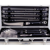 10 Piece Barbecue Set with Case