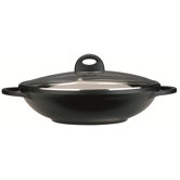 Cook & Co 12.5-in. Non-Stick Wok with Lid