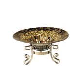 Amber Shell Bowl