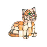 Tiger Cat Two Light Accent Table Lamp