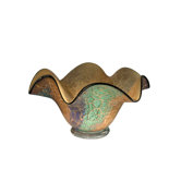 Spotted Ruffle Bowl