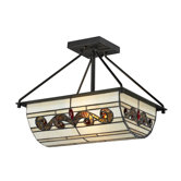 Cupertino 2 Light Semi-Flush Mount